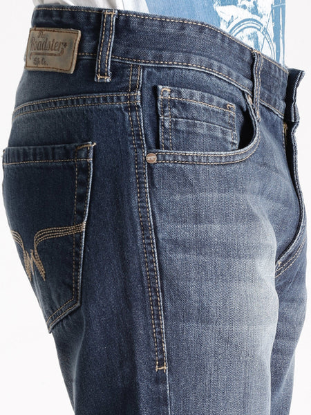 ROADSTER BLUE TAPERED FIT JEANS