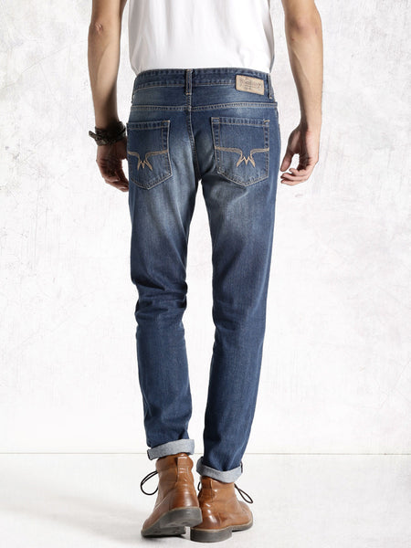 ROADSTER BLUE TAPERED FIT JEANS