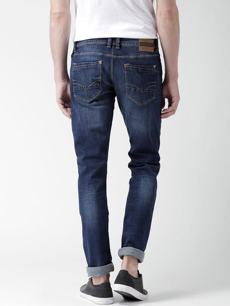ALCOTT NAVY WASHED JOHNNY SKINNY FIT JEANS