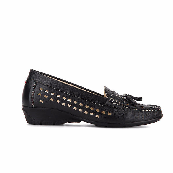 BLACK MOCCASINS pro