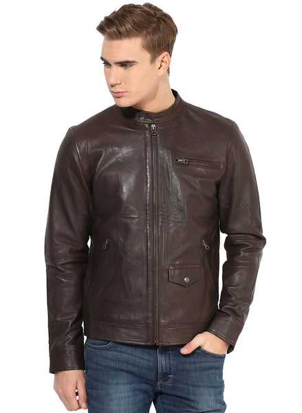 BLACK LEATHER JACKET