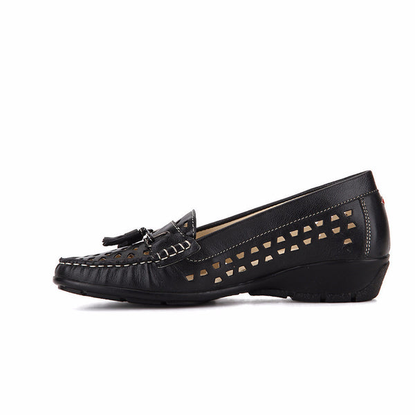 BLACK MOCCASINS pro