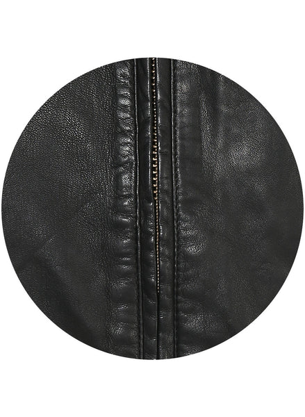 BLACK LEATHER JACKET